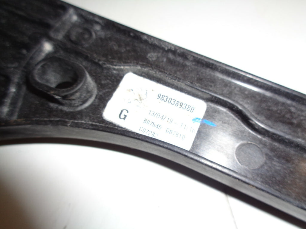 CITROEN C5 AIRCROSS 2019 NSF PASSENGER FRONT DOOR WINDOW MOTOR & REGULATOR