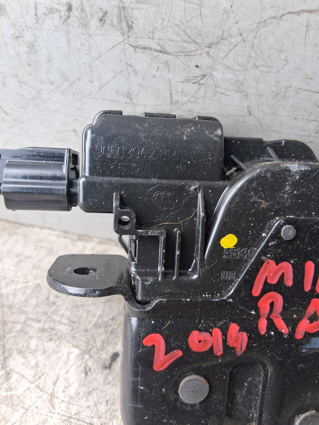 2019 NISSAN MICRA K14 REAR TAILGATE BOOTLID BOOT LOCK MECHANISM