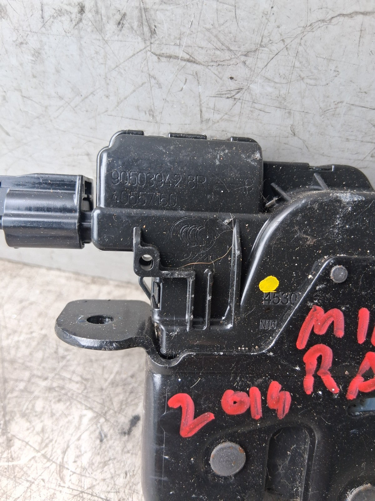 2019 NISSAN MICRA K14 REAR TAILGATE BOOTLID BOOT LOCK MECHANISM