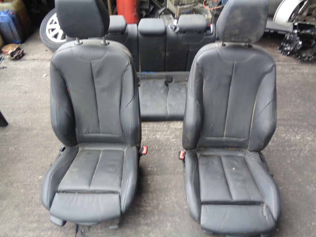 BMW 1 SERIES F20 2019 LCI FACELIFT COMPLETE LEATHER SEAT SET BLACK