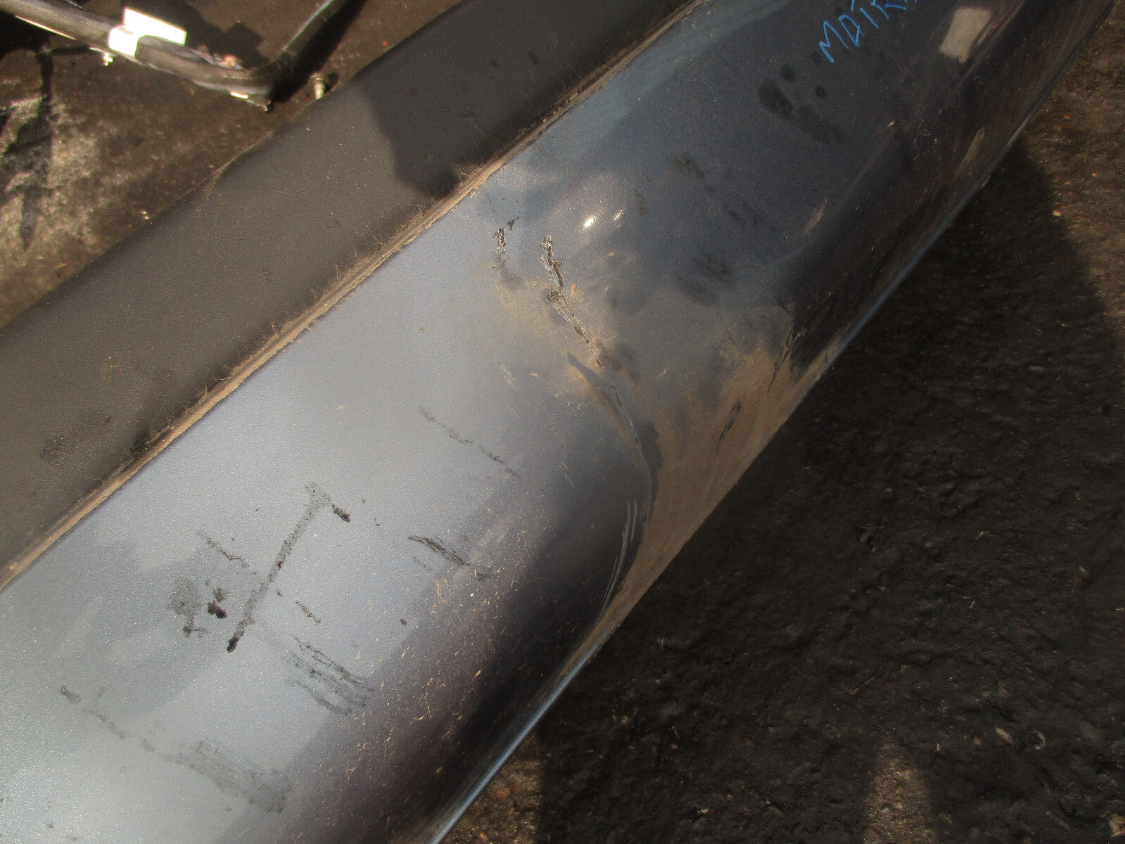 2007 HYUANDAI MATRIX REAR COMPELTE BUMPER BLUE