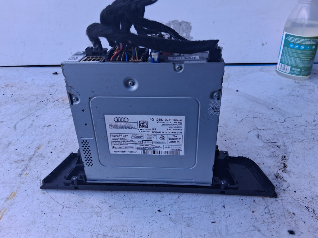AUDI A6 C7 2017 RADIO CD PLAYER STEREO HEAD UNIT 4G1035192F