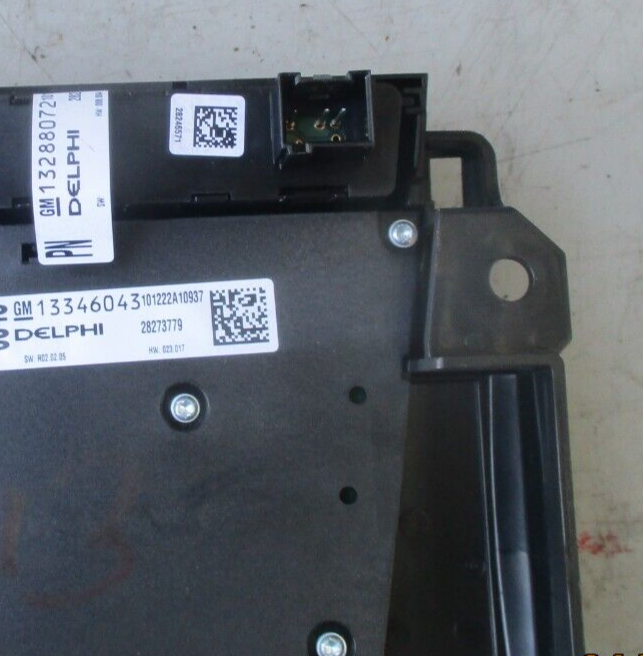 VAUXHALL MERIVA B 2013 HEATER CLIMATE CONTROL SWITCH PANEL 28265970