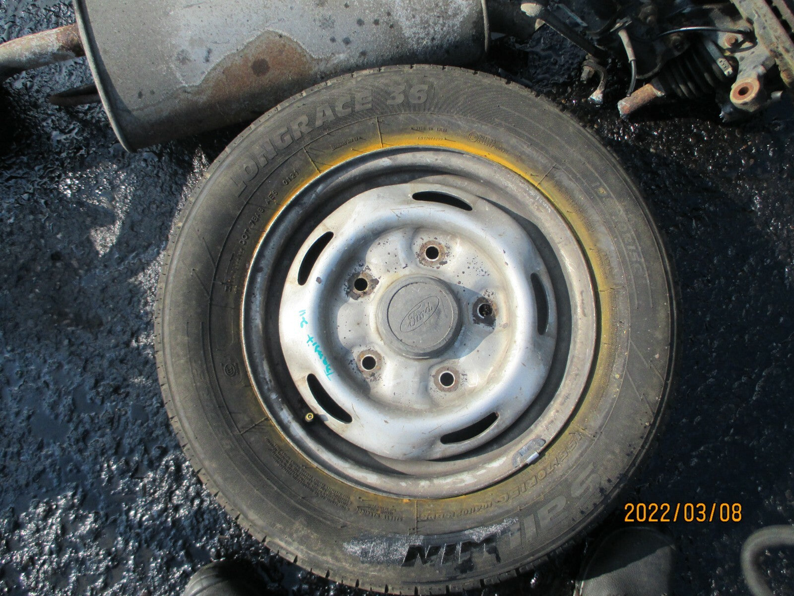 FORD TRANSIT MK7 2011 15 INCH STEEL WHEEL & TYRE 195/70R15 LONGRACE
