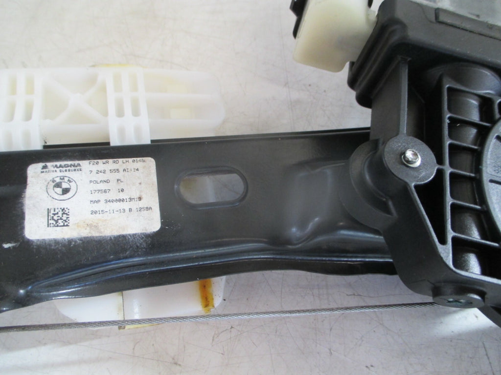 BMW 1 SERIES F20 2015 NSR PASSENGER REAR WINDOW REGULATOR WINDOW MOTOR 724255