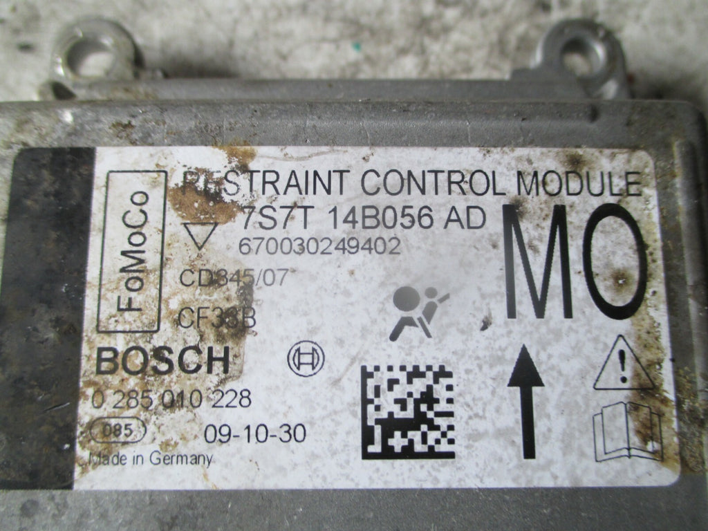 FORD MONDEO 2010 MK3 AIRBAG CONTROL MODULE 7S7T14B056