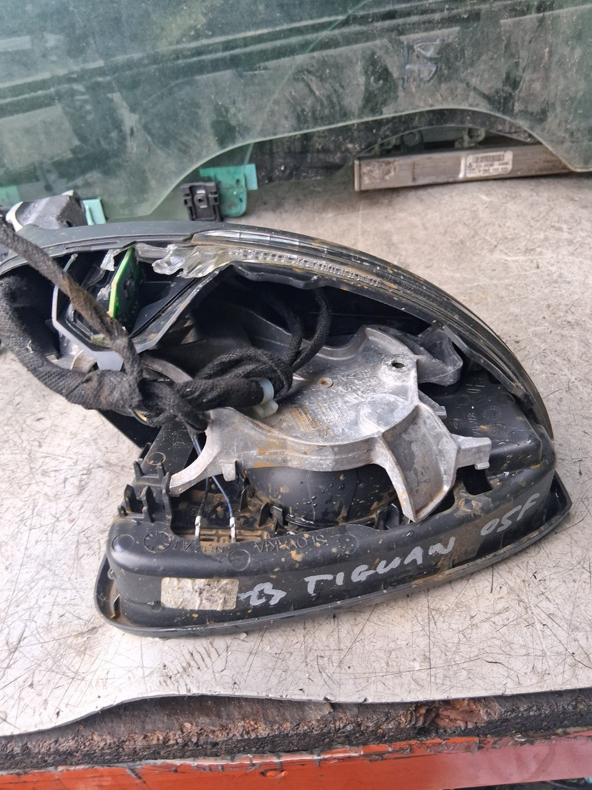2023 VW VOLKSWAGEN TIGUAN OSF DRIVER SIDE RIGHT WING MIRROR E8047979