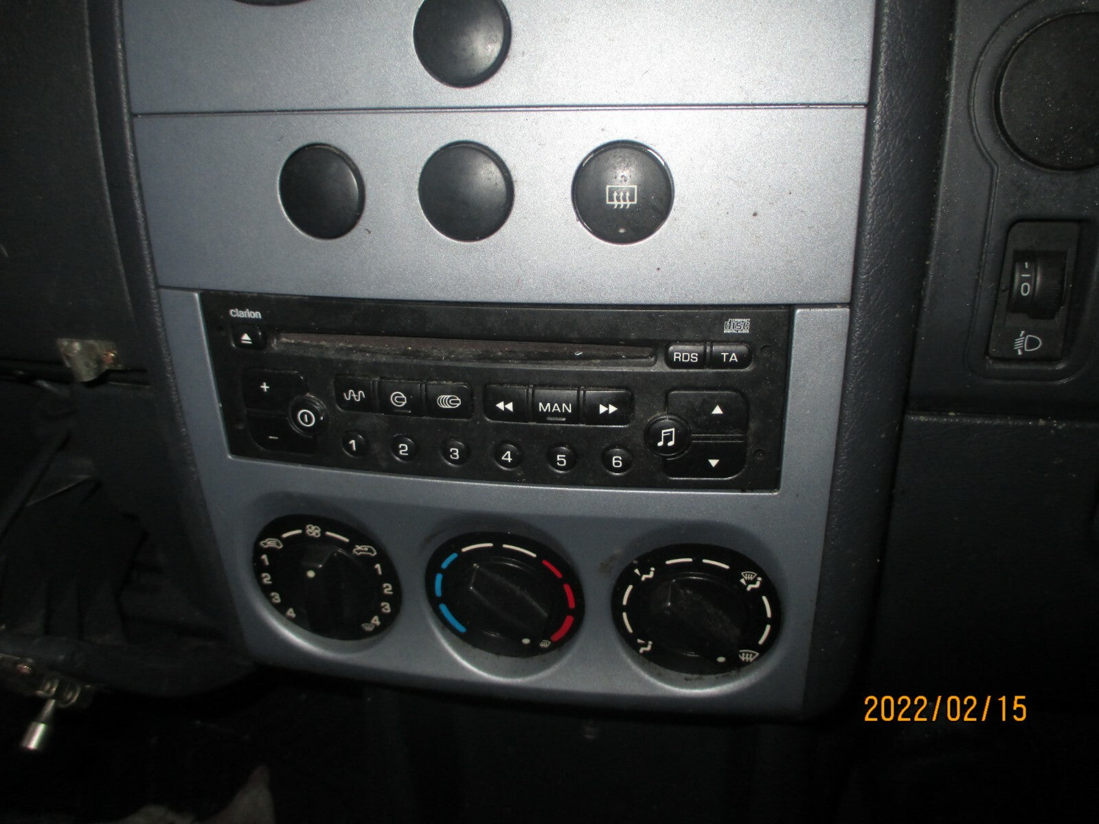 PEUGEOT PARTNER 2010 MK1 RADIO CD PLAYER STEREO HEAD UNIT