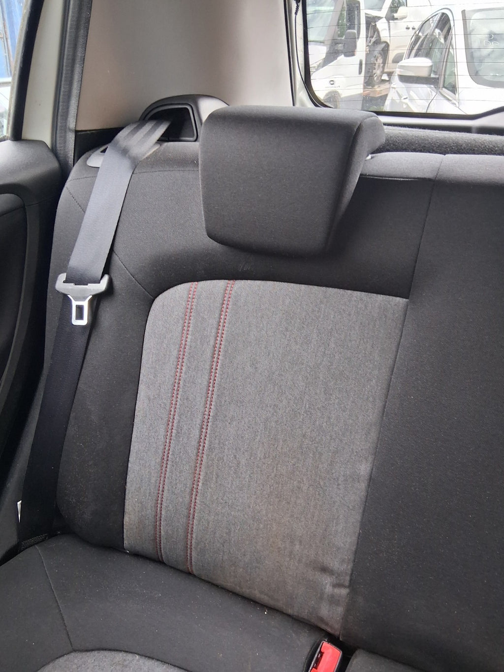 2014 FIAT PUNTO 5 DOOR MK3 REAR BACK SEAT FABRIC COMPLETE SET