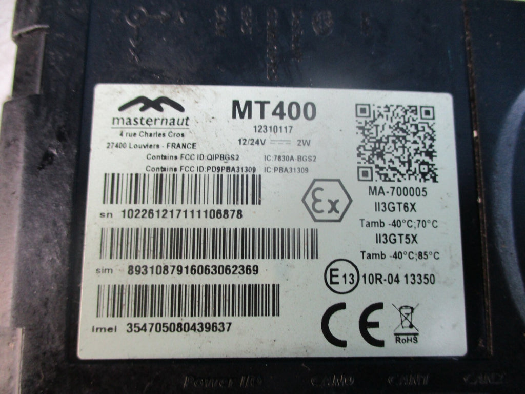 MASTERNAUT MT400 12310117 MBOX CAR VAN GPS VEHICLE TRACKER TELEMETRY UNIT