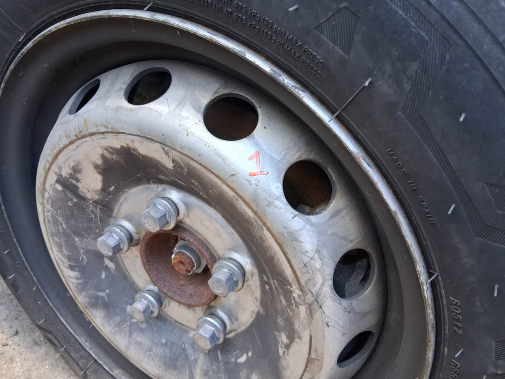 2024 RENAULT MASTER MK3 16 INCH STEEL WHEEL WITH TYRE 225/65R16 REF 1