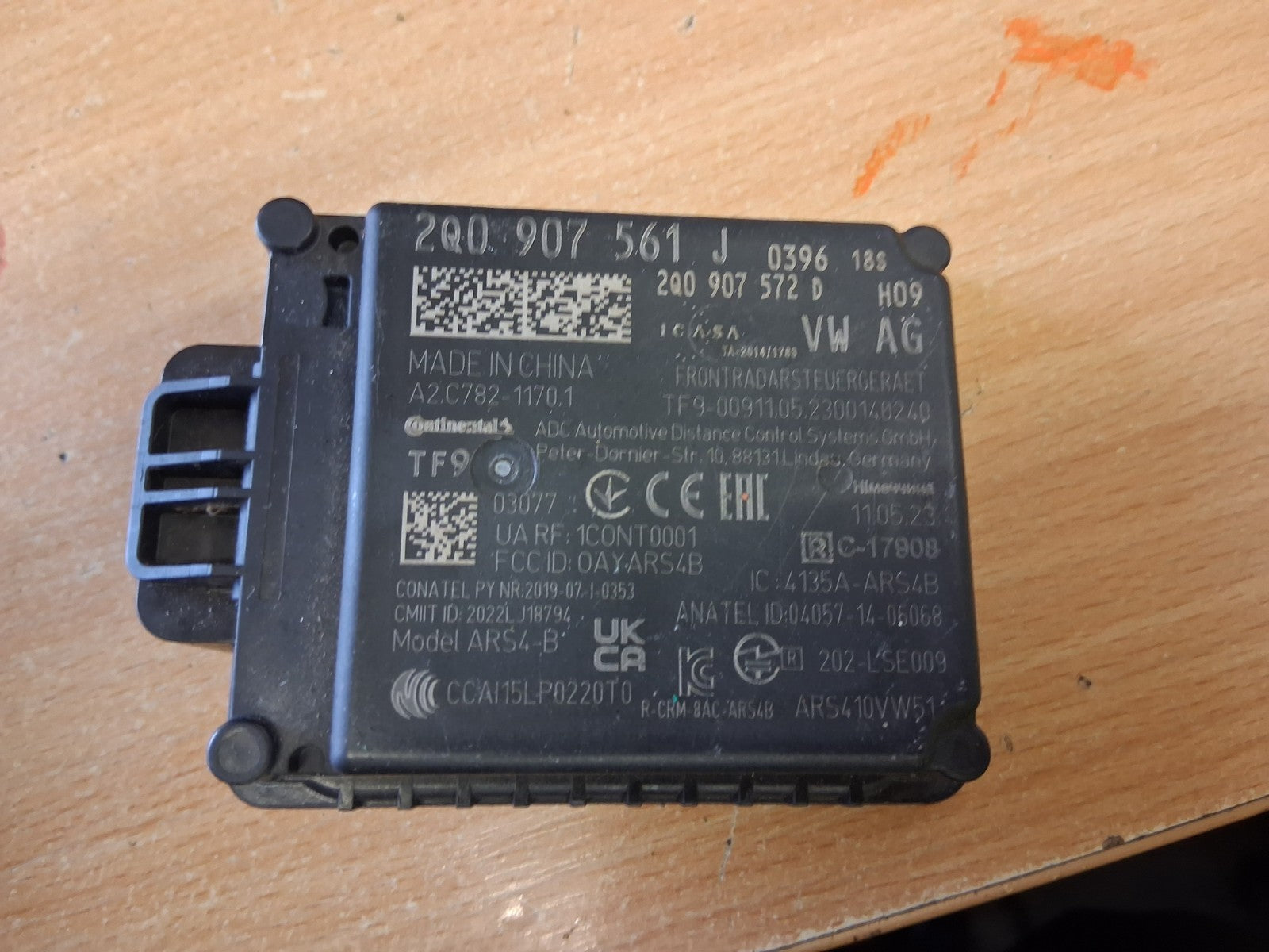 2025 AUDI A3 8Y HATCHBACK FRONT LANE ASSIST SENSOR 2Q0907561J