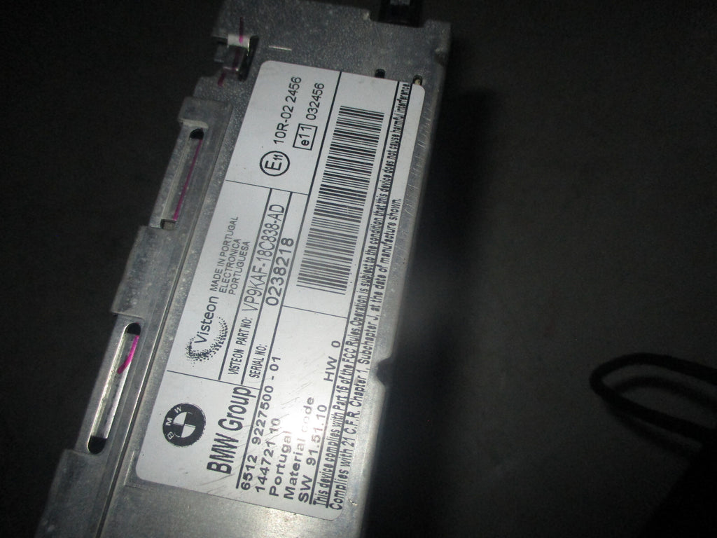 BMW 1 SERIES 2010 E87 STEREO SYSTEM 922750001
