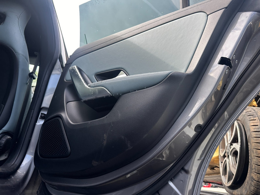 2023 MERCEDES CLA C118 OSR DRIVER SIDE REAR DOOR CARD TRIM PANEL BLACK BLUE