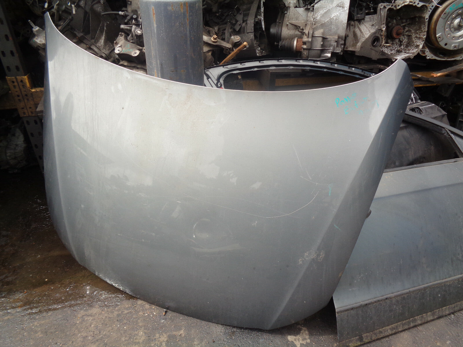 VW VOLKSWAGEN PASSAT B6 2007 FRONT COMPLETE BONNET HOOD GREY