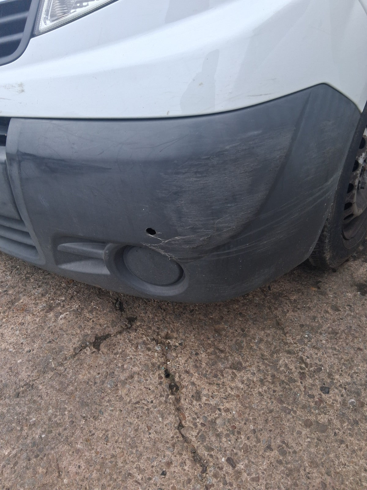 2014 VAUXHALL VIVARO MK1 COMPLETE FRONT BUMPER PLASTIC GREY WITHOUT GRILL