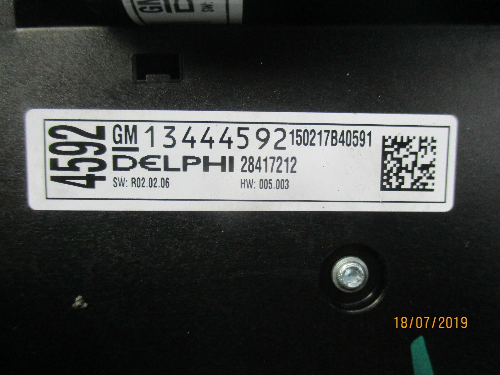 VAUXHALL ASTRA J HEATER AC CLIMATE AND STEREO RADIO CONTROL PANEL 13435154