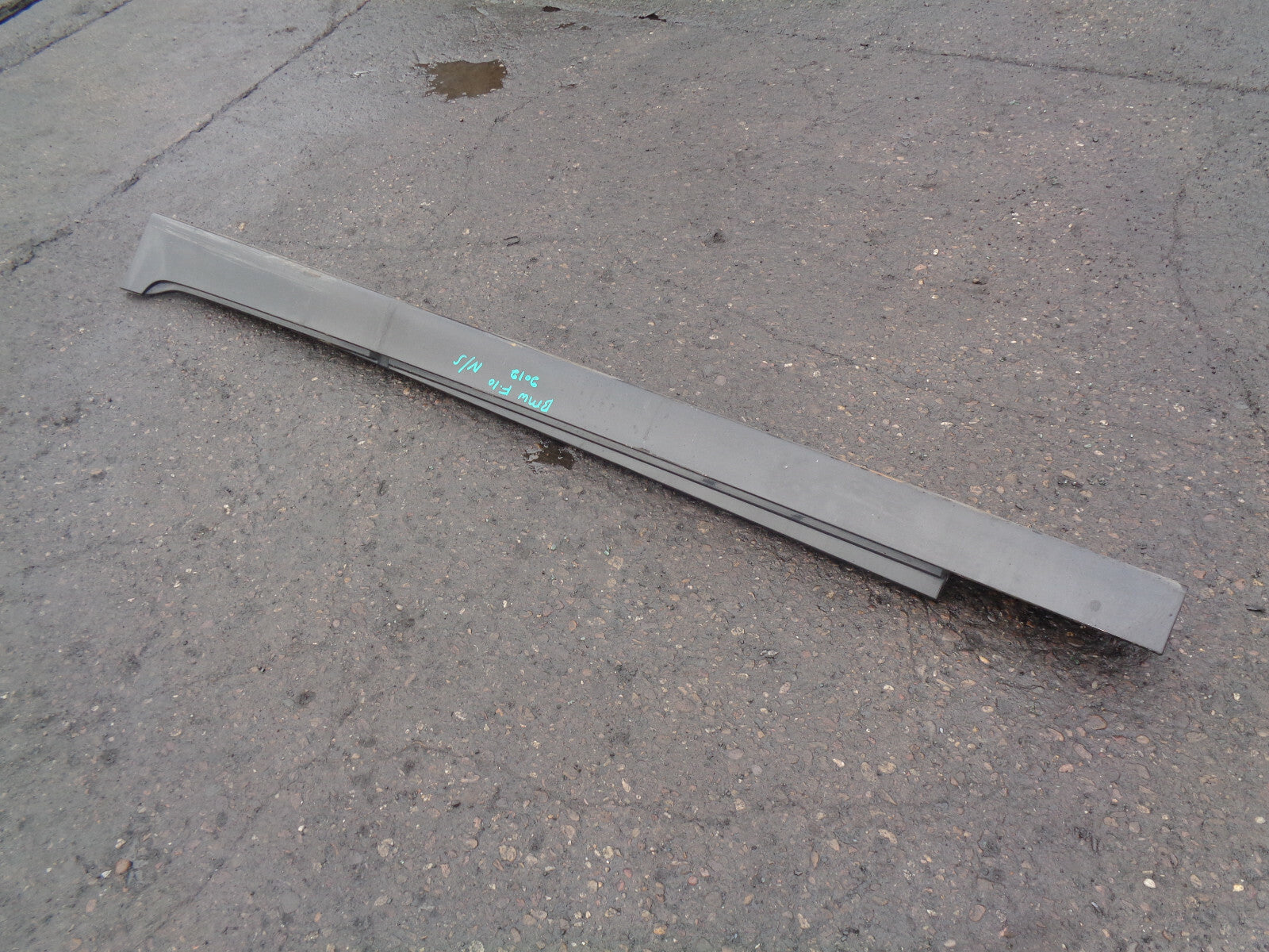 BMW 5 SERIES F10 2012 NS PASSENGER SIDE SKIRT BLACK 7237081