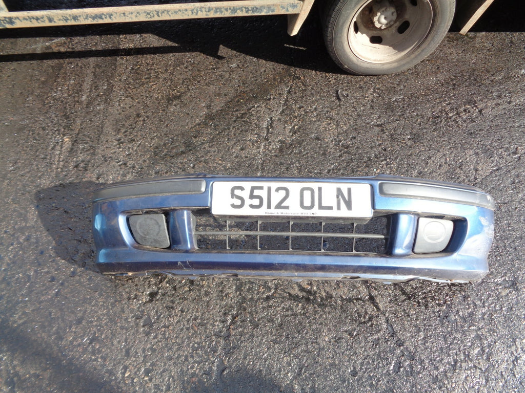 HONDA CIVIC 5 DOOR HATCHBACK 1998 COMPLETE FRONT PLASTIC BUMPER LOWER GRILL BLUE