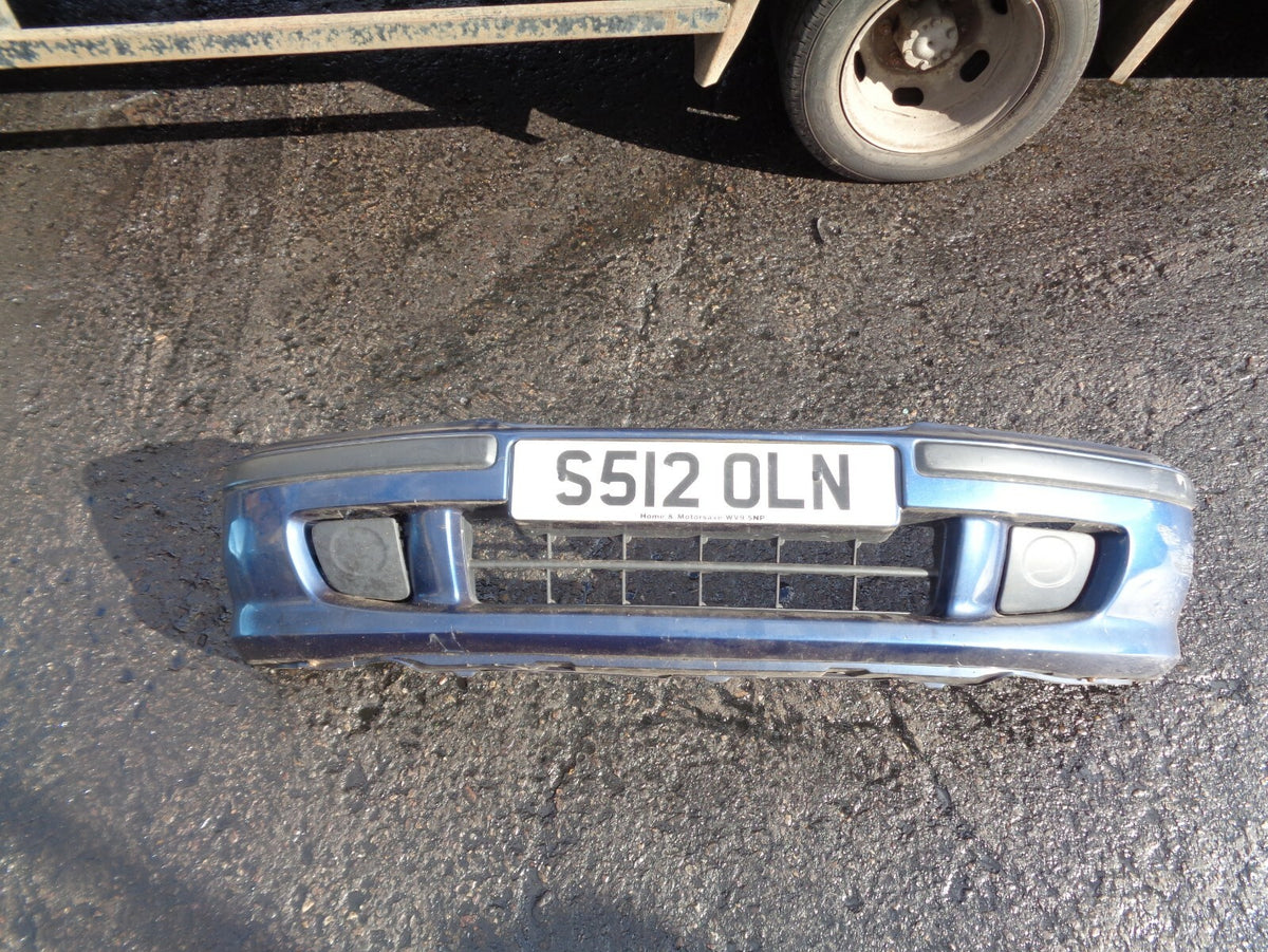 HONDA CIVIC 5 DOOR HATCHBACK 1998 COMPLETE FRONT PLASTIC BUMPER LOWER GRILL BLUE