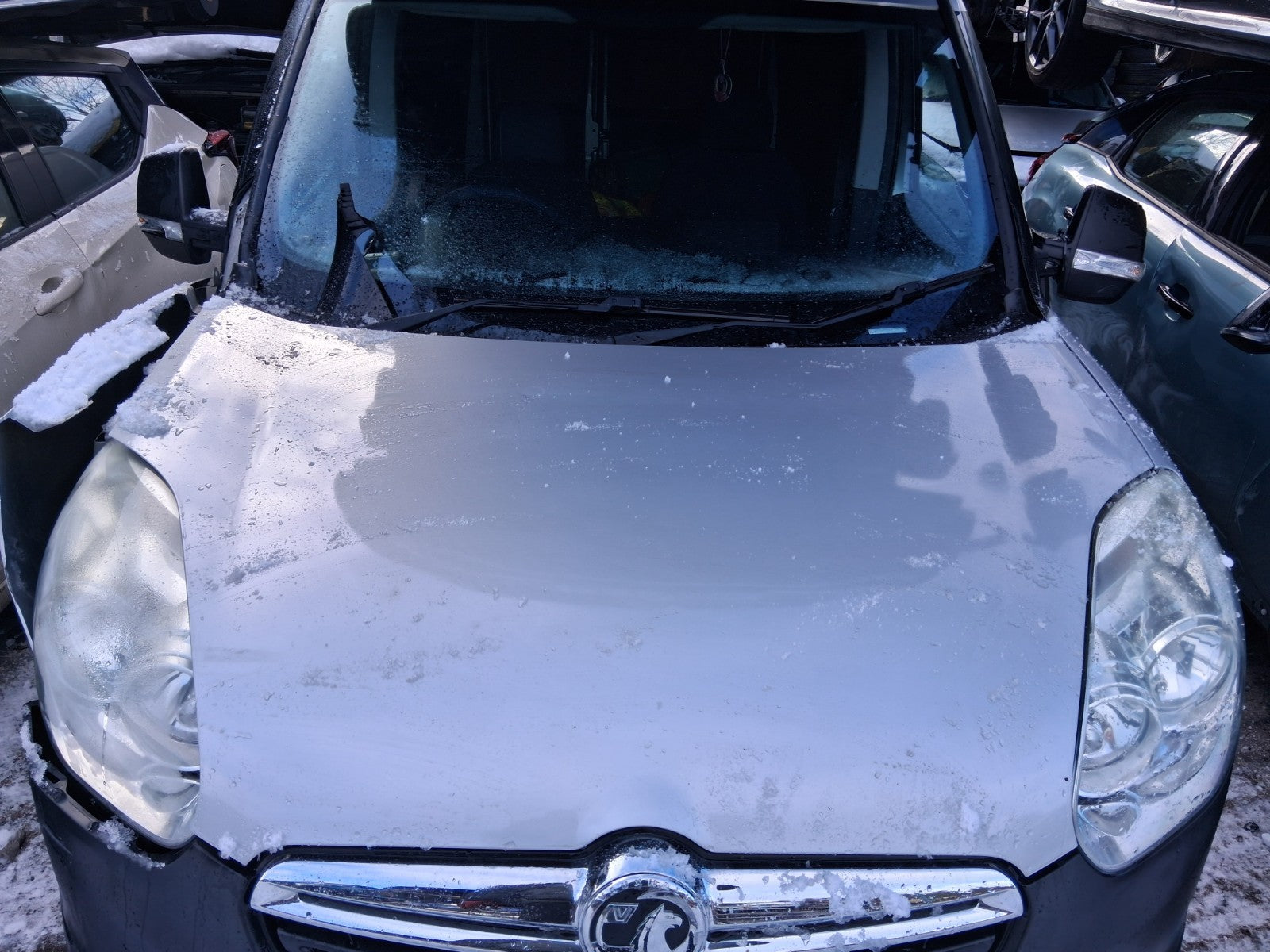 2015 VAUXHALL COMBO D FRONT BONNET HOOD PANEL SILVERFISH 612A