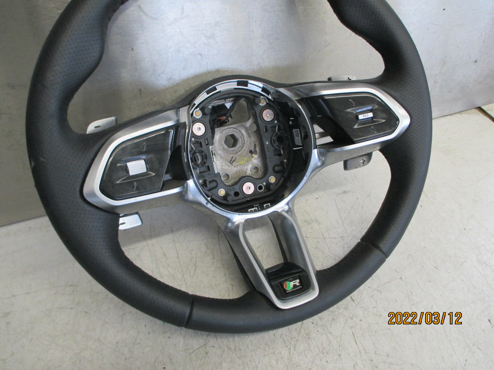 2019 JAGUAR XE R LINE MULTIFUNCTION LEATHER STEERING WHEEL lx733f563fb8pvj