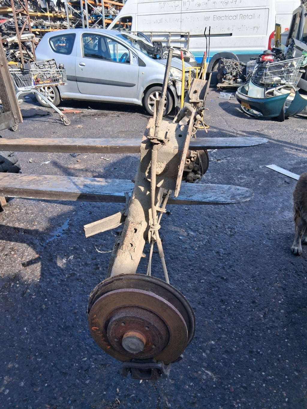 2018 MERCEDES BENZ CITAN W415 COMPLETE REAR AXLE DISC TYPE