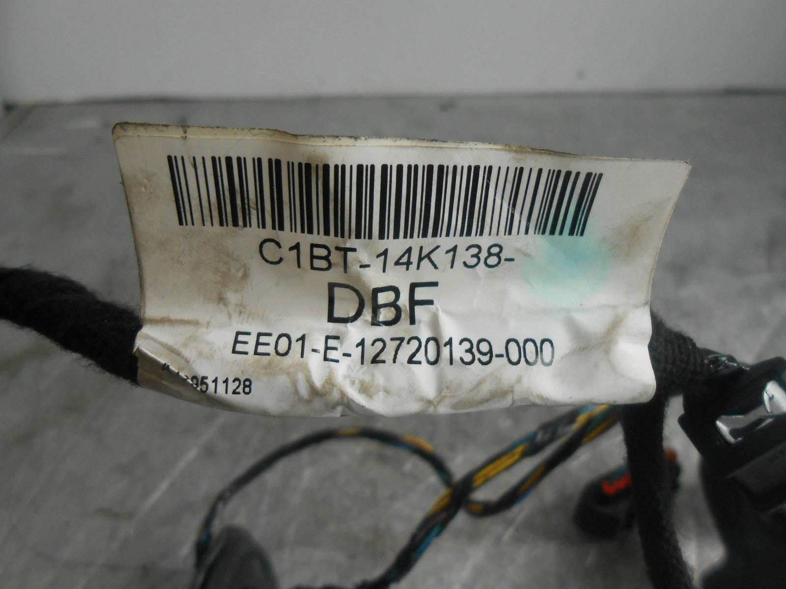 FORD FIESTA MK7 2009 3 DOOR NS PASSENGER SIDE DOOR WIRING HARNESS LOOM