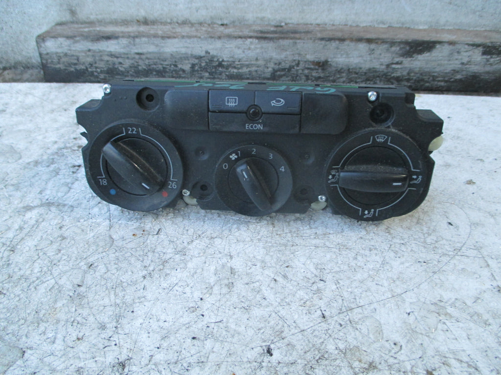 VOLKSWAGEN VW GOLF MK5 2005 AC AIR CON HEATER CONTROL PANEL