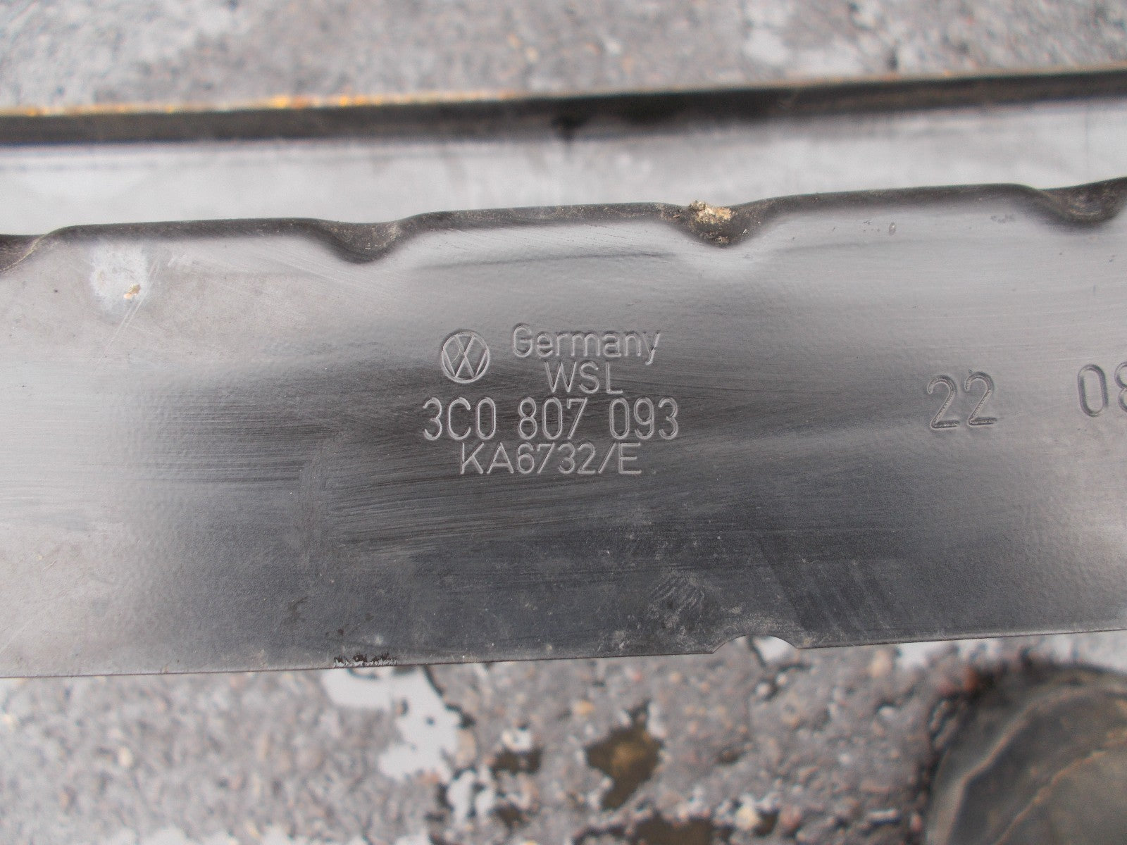 VOLKSWAGEN PASSAT B6 05-10 FRONT REINFORCEMENT CRASH IMPACT BAR 3C0807093