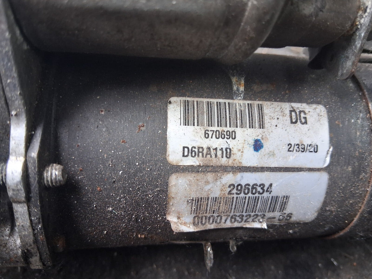 PEUGEOT 1007 2006 MK1 1.6 PETROL STARTER MOTOR 670690
