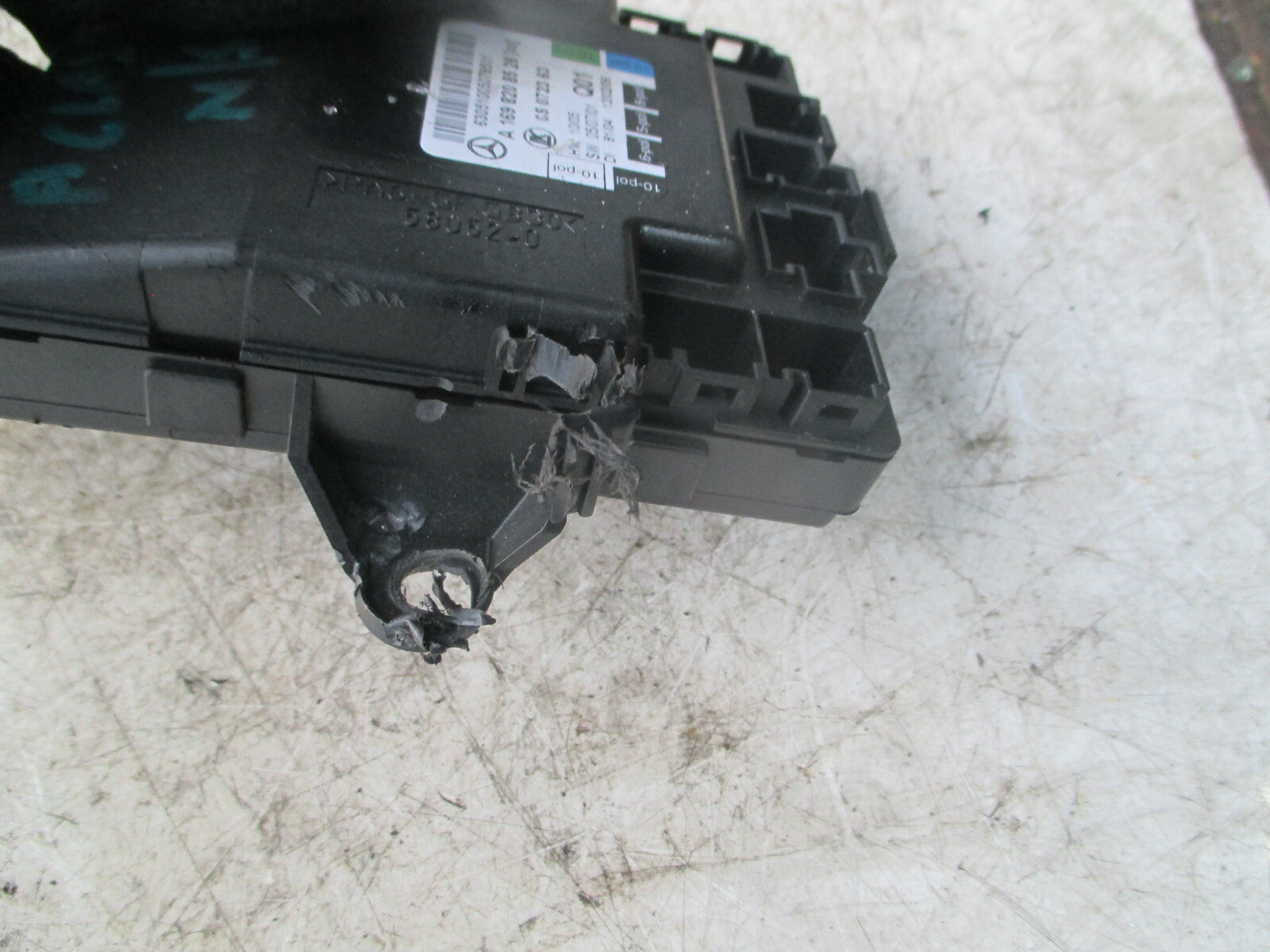 MERCEDES BENZ A CLASS 2006 NSR PASSENGER REAR DOOR CONTROL MODULE A1698208526
