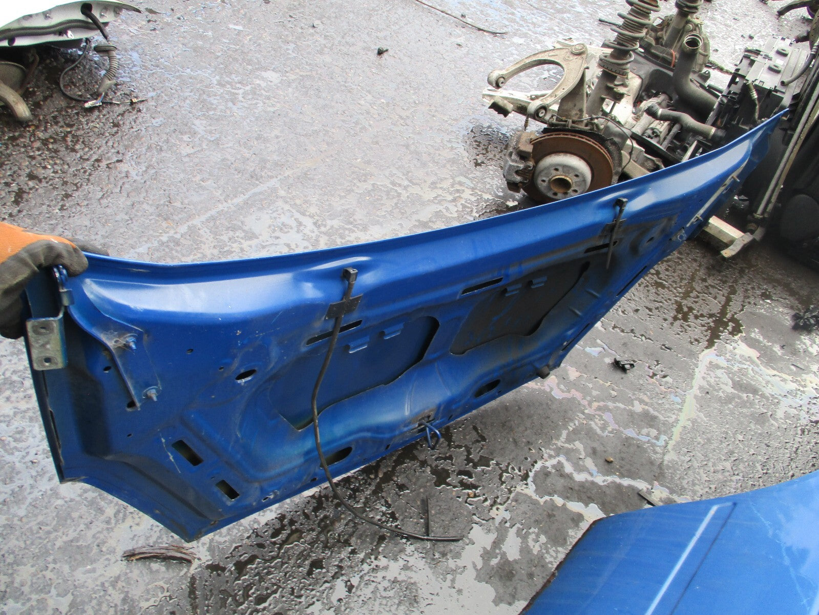 2014 CITROEN BERLINGO MK2 FRONT BONNET PANEL BLUE KPV