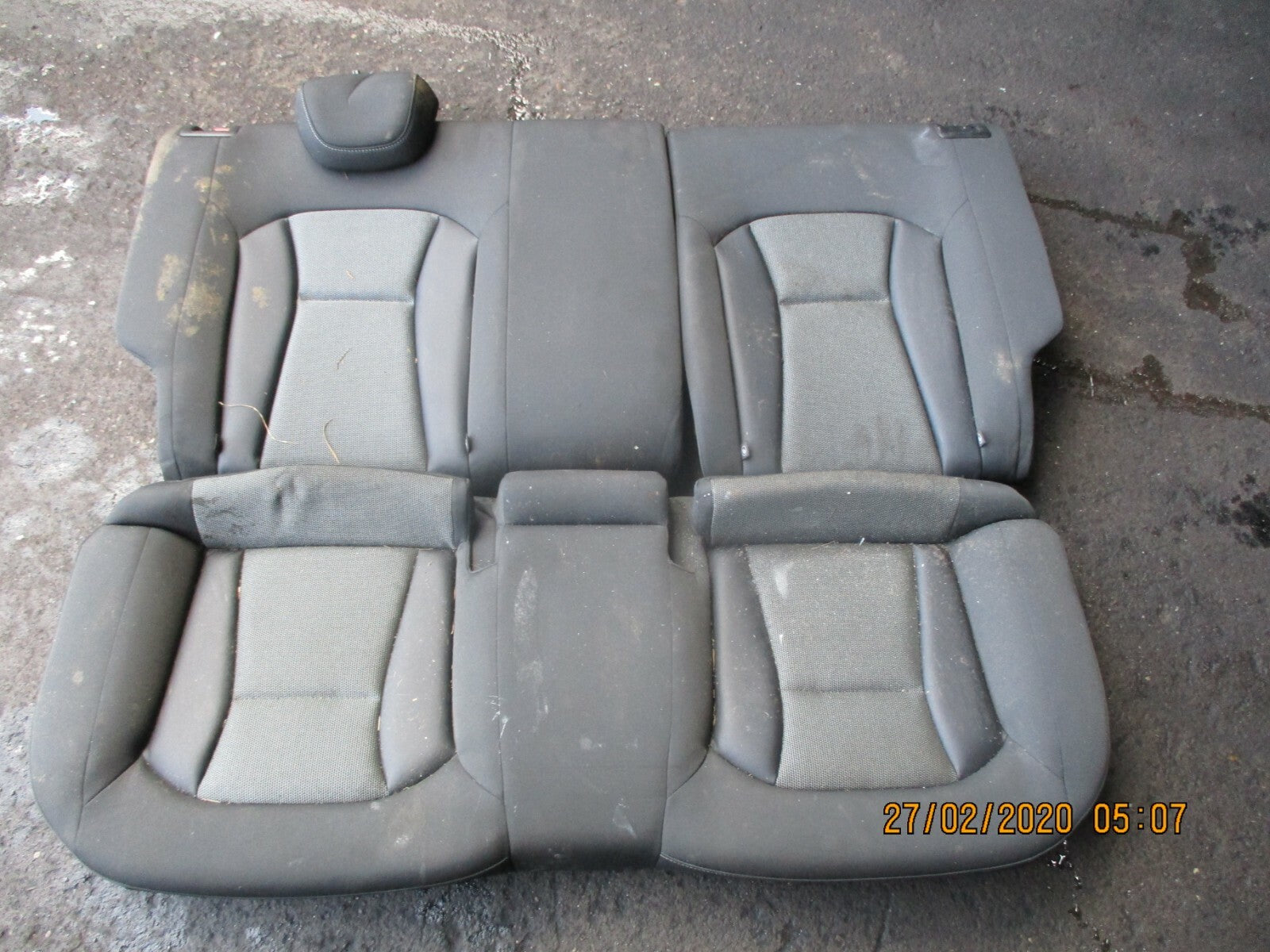AUDI A1 8X 2018 3DR COMPLETE REAR UPPER LOWER SEATS BACK BENCH SEATS SQUAB PAD