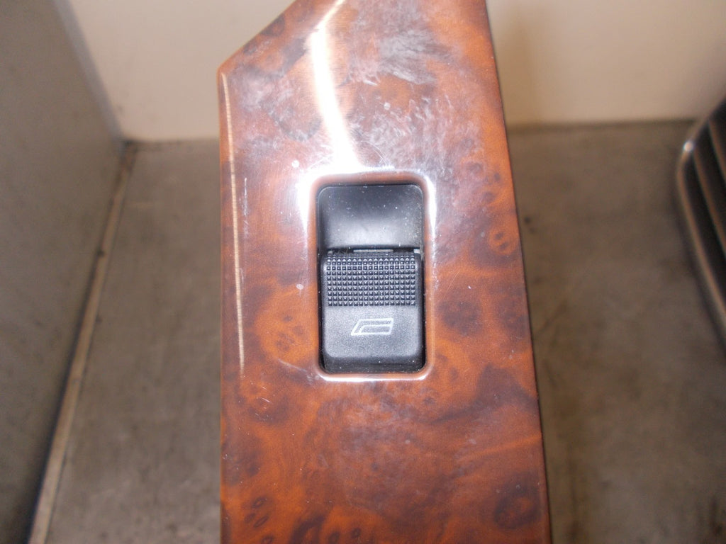 AUDI A8 1998 MK1 WOOD EFFECT NSF PASSENGER SIDE FRONT WINDOW SWITCH 4D2959521