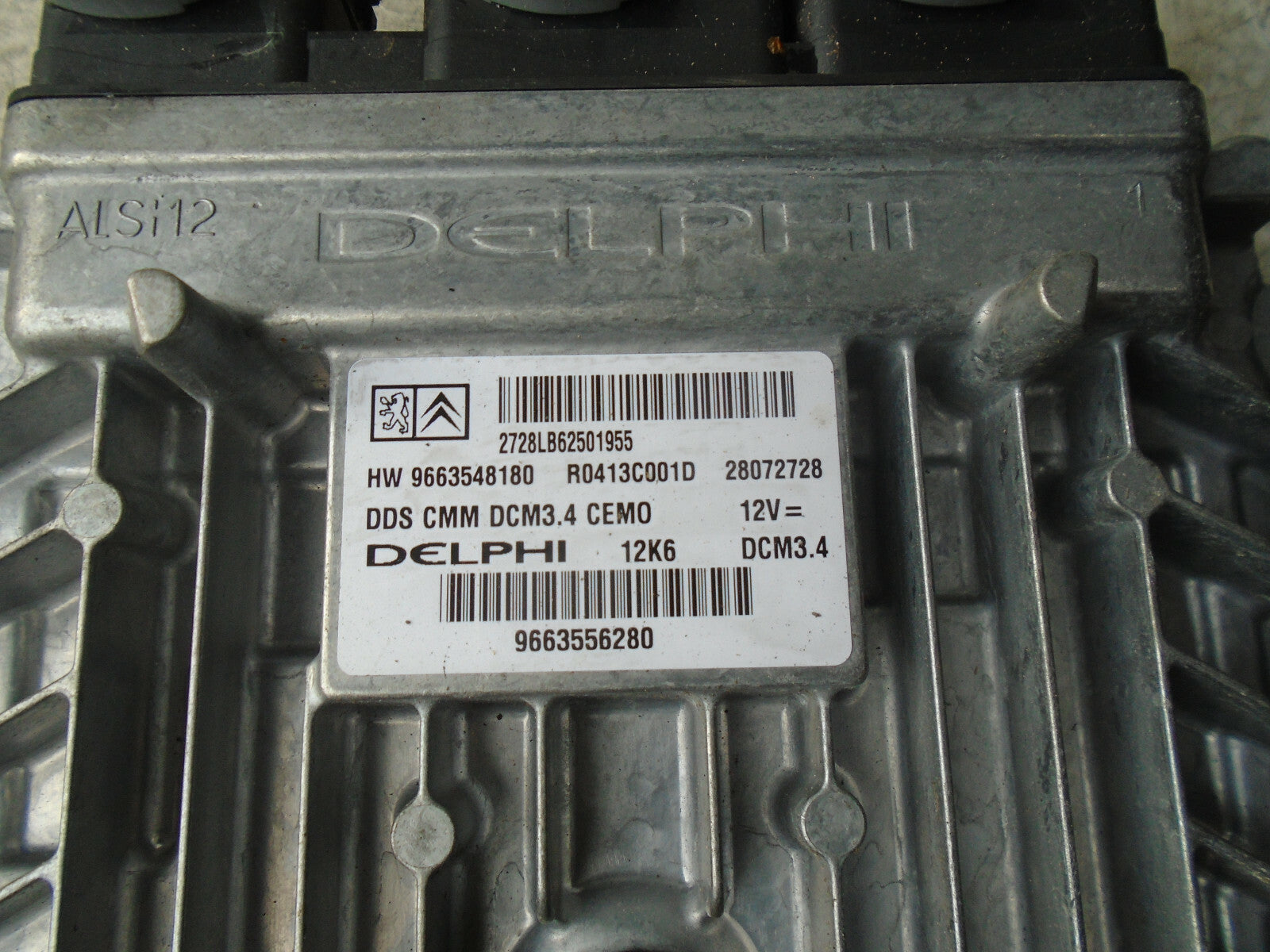 PEUGEOT 407 2006 2.0 DIESEL ECU ENGINE CONTROL MODULE UNIT 9663548180