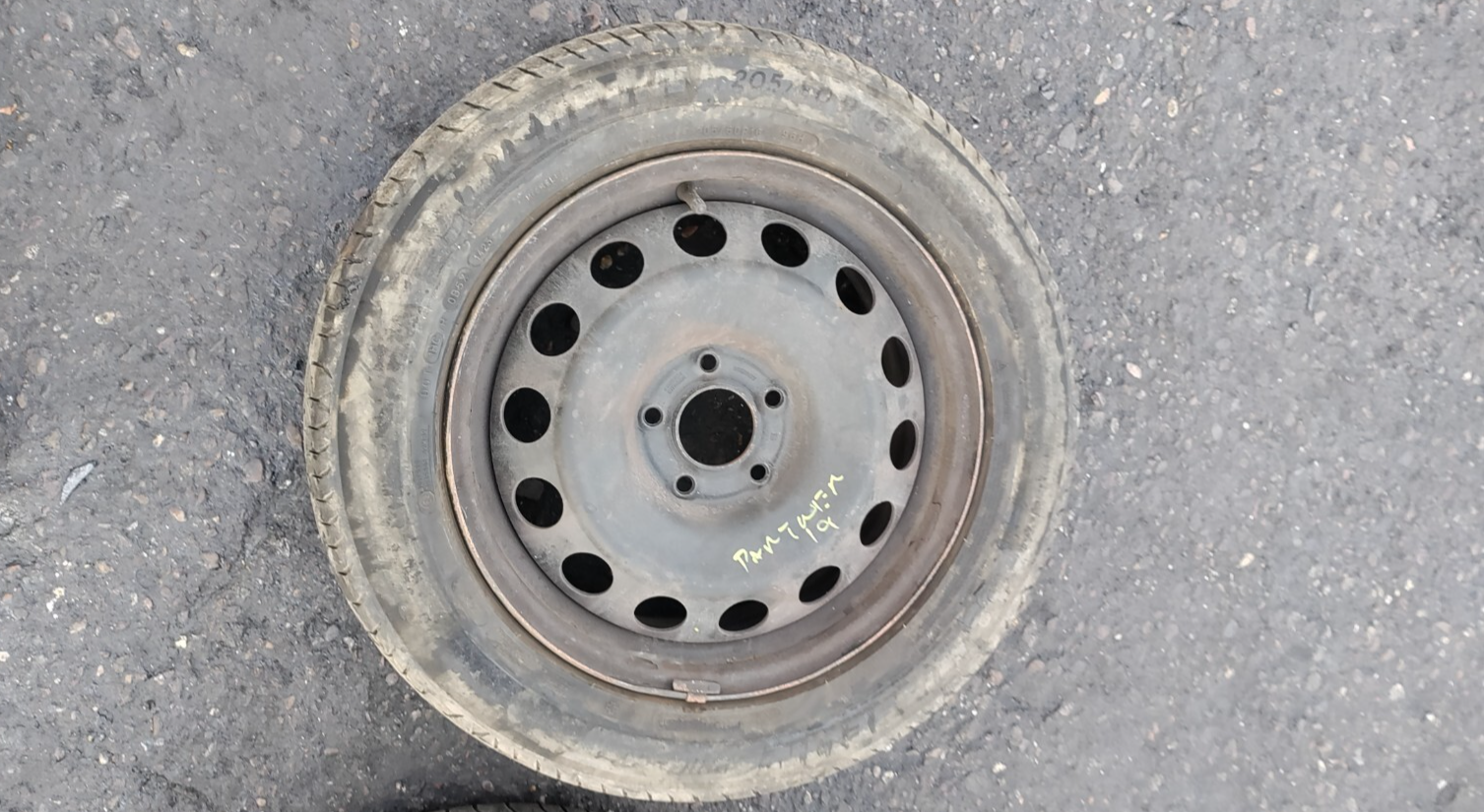 2019 PEUGEOT PARTNER MK3 STEEL WHEEL WITH 16 INCH TYRE 20560R16