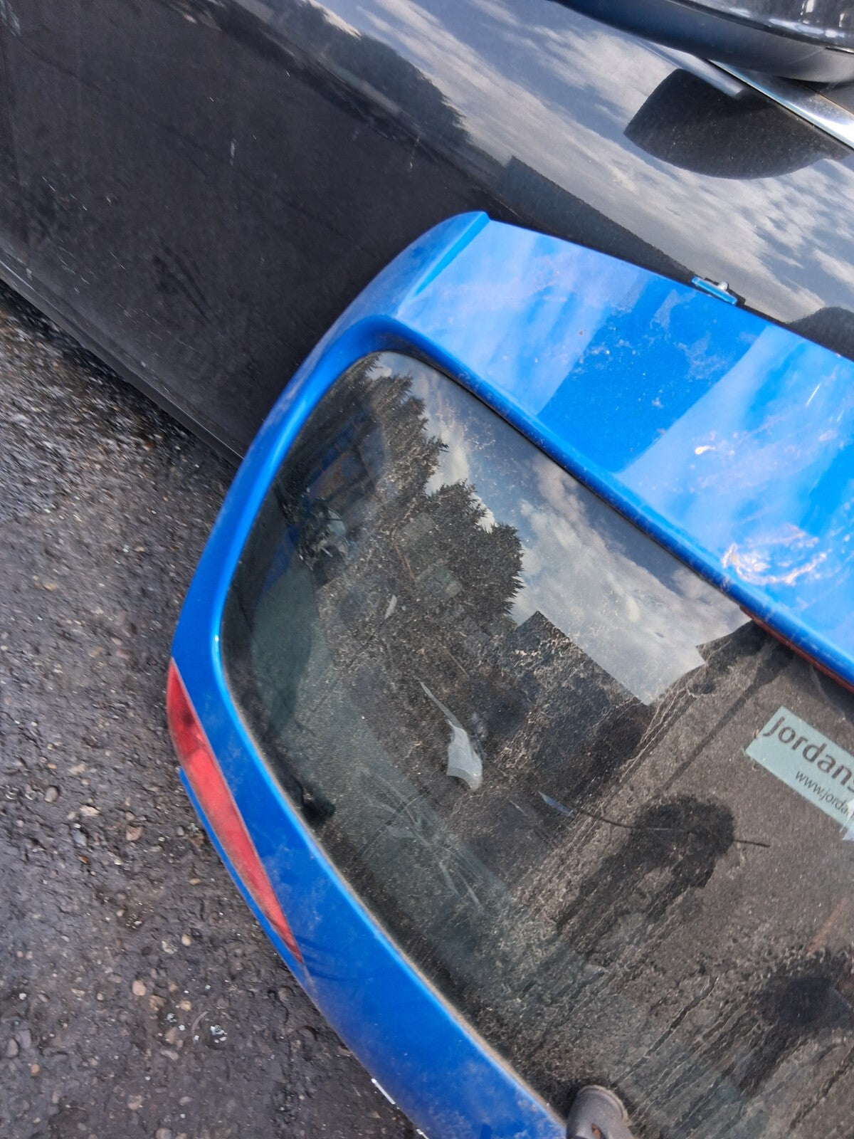 2008 SEAT LEON CUPRA MK2 REAR HATCHBACK BOOTLID TAILGATE COMPLETE BLUE LZ5F