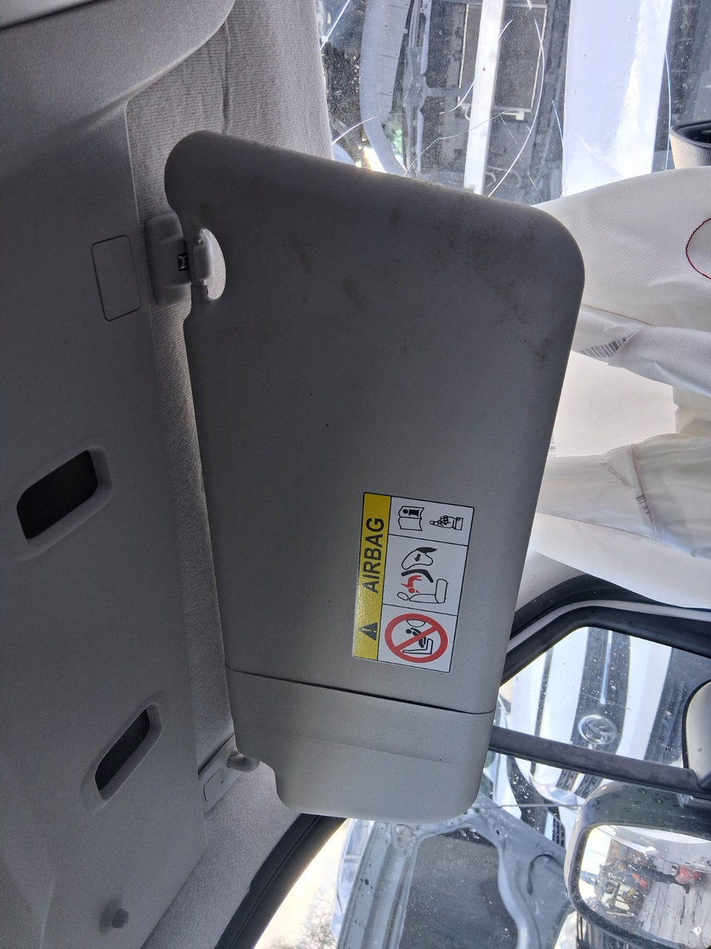 2024 CITROEN BERLINGO MK3 K9 NSF PASSENGER SIDE FRONT LEFT SUN VISOR SHADE