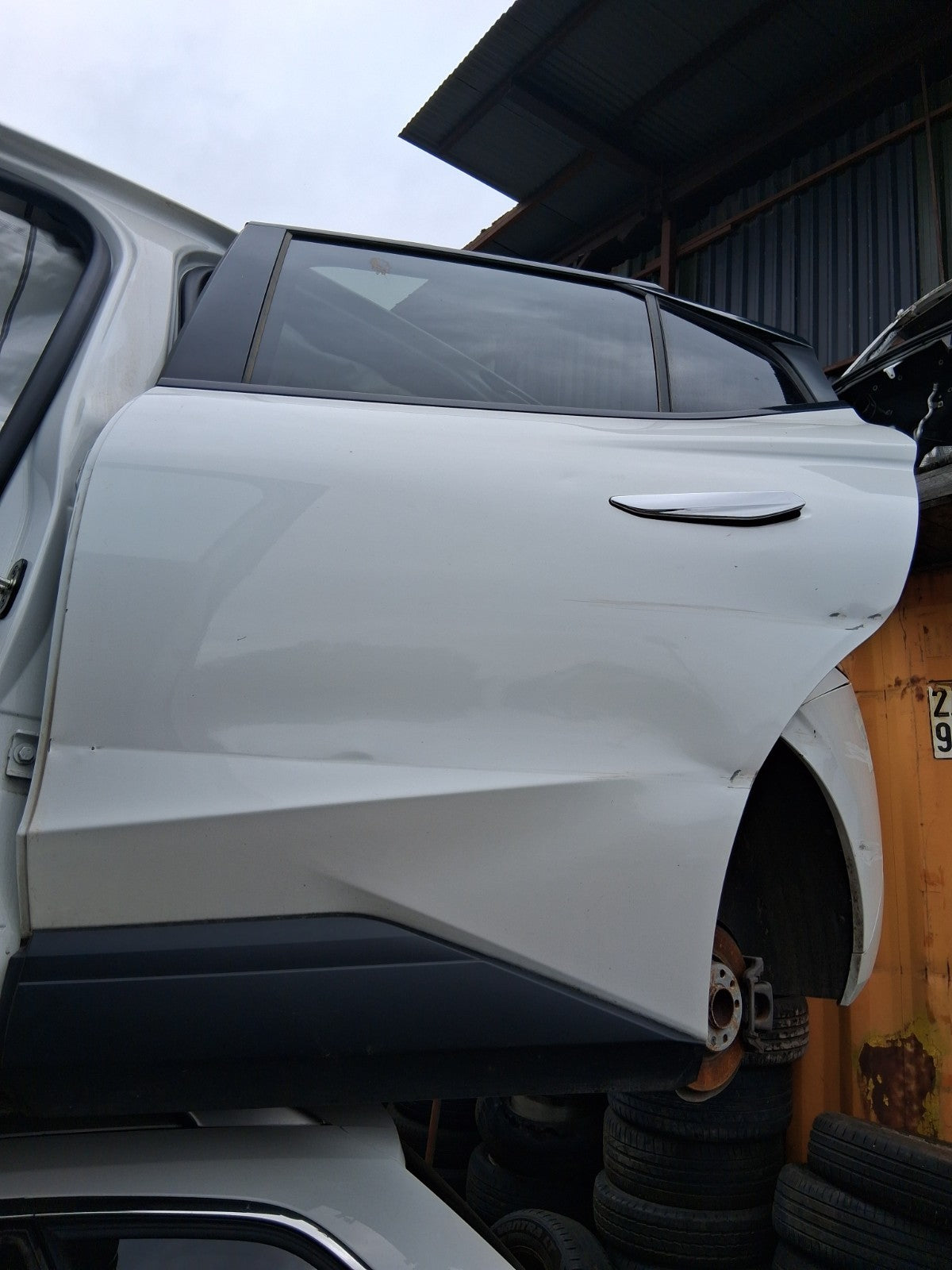 2023 DS AUTOMOBILES DS4 CROSSOVER NSR PASSENGER SIDE REAR BARE DOOR WHITE