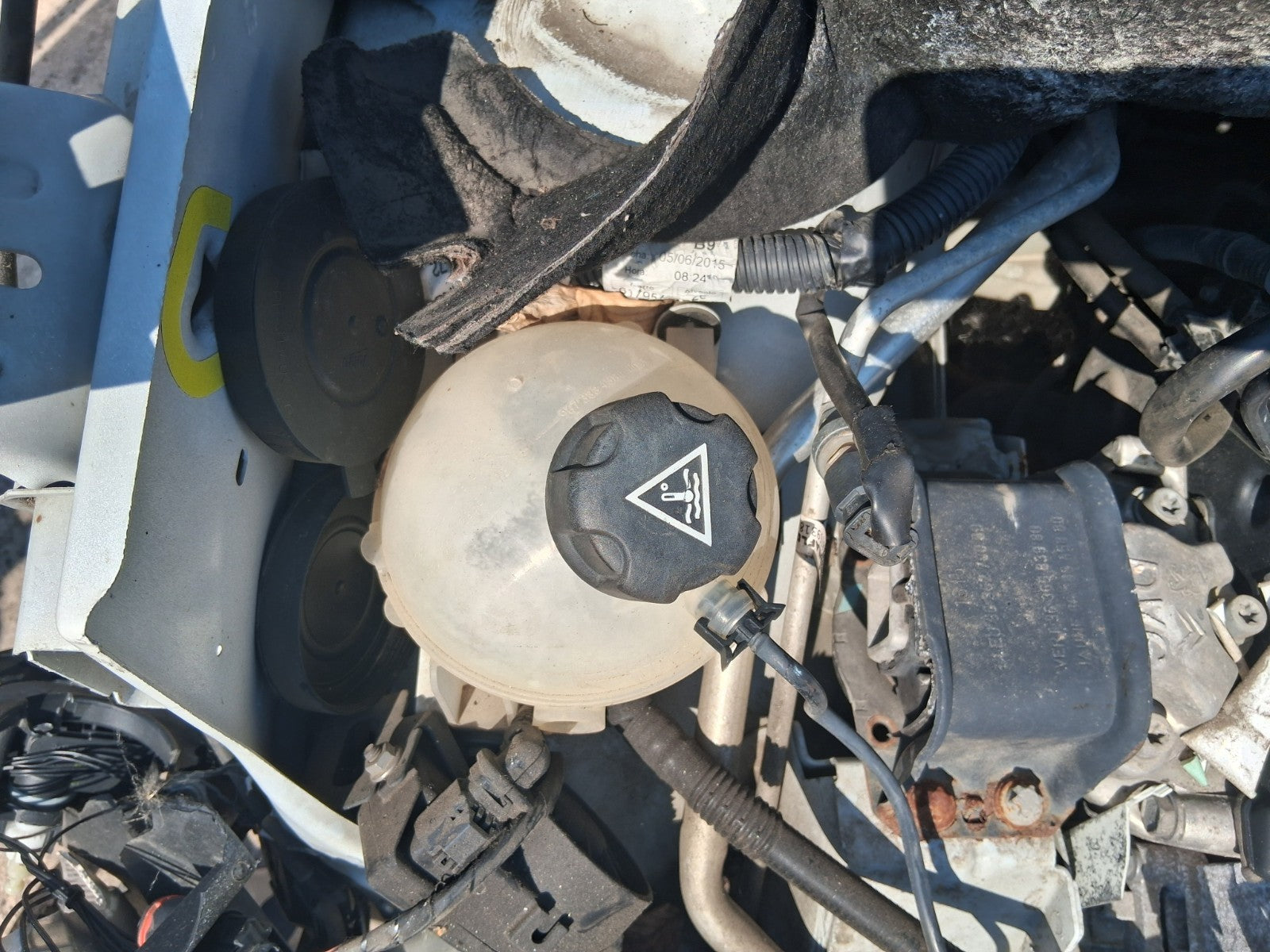 2015 PEUGEOT PARTNER MK2 COOLANT WATER EXPANSION OVERFLOW TANK