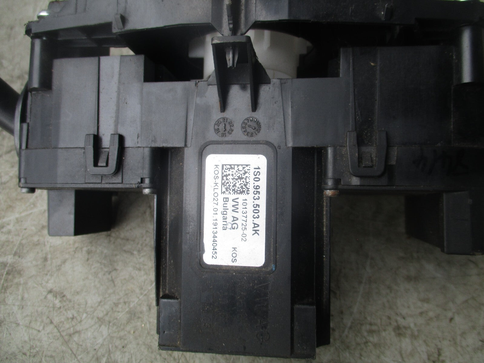 2022 VW VOLKSWAGEN UP WIPER INDICATOR STALK SWITCH SQUIB 1S0953503AK