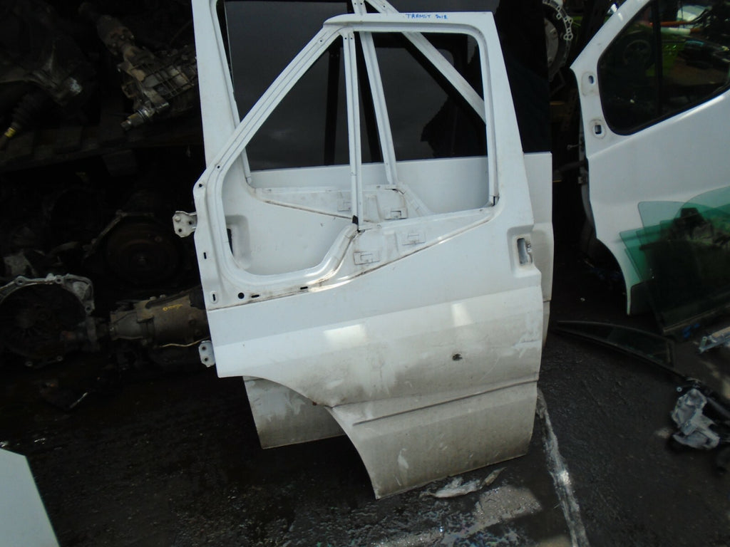 FORD TRANSIT MK7 VAN 2012 NSF PASSENGER SIDE FRONT BARE DOOR SHELL FRAME WHITE