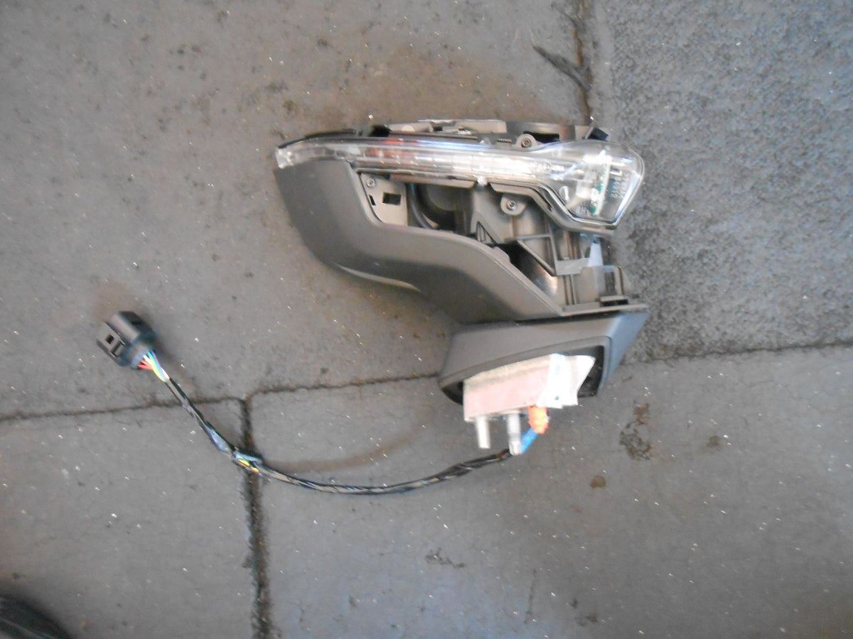 SEAT LEON 5F (MK3) 2018 OS DRIVER SIDE DOOR WING MIRROR DAMAGED
