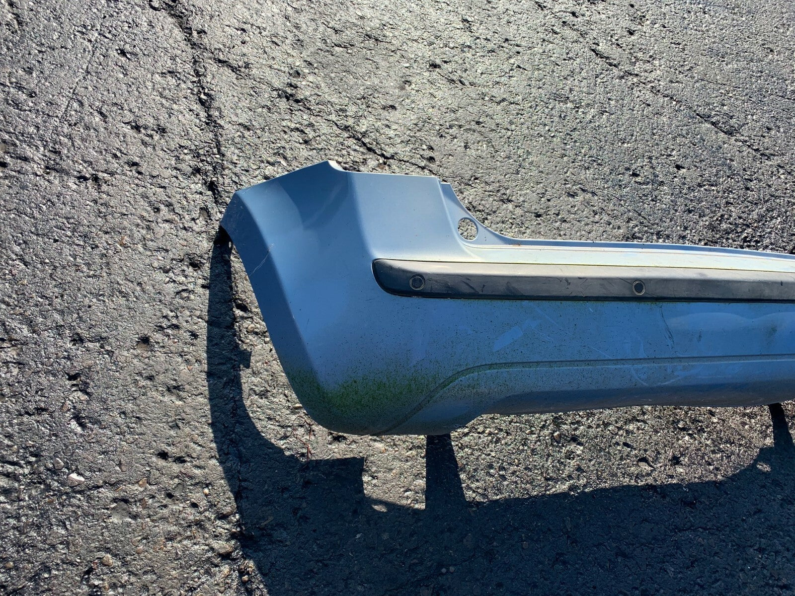FIAT IDEA 2004 REAR BUMPER BLUE