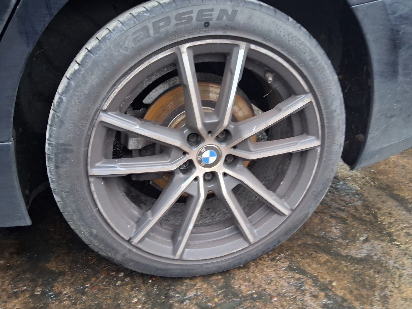 BMW 3 SERIES G20 2019 18 INCH ALLOY WHEEL WITH TYRE 225/45ZR18 REF 4