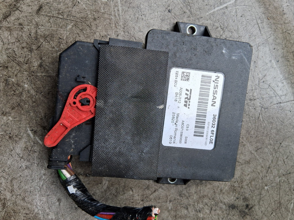 2020 NISSAN QASHQAI J11 MK2 PARKING BRAKE HANDBRAKE CONTROL MODULE ECU 360326FL0