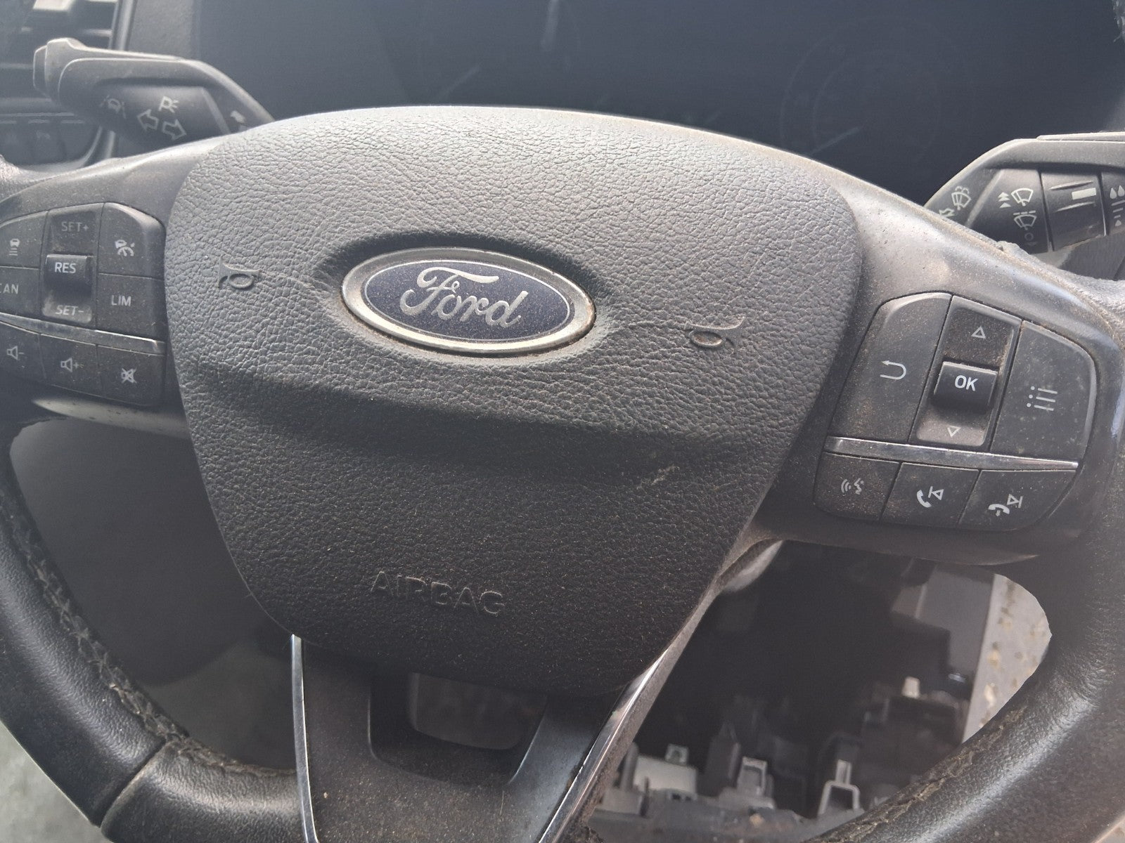 2021 FORD TRANSIT MK8 STEERING WHEEL AIRBAG