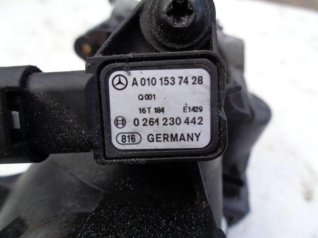 MERCEDES BENZ 2012 THROTTLE BODY AND INTERCOOLER PIPE A6510900470 A0101537428