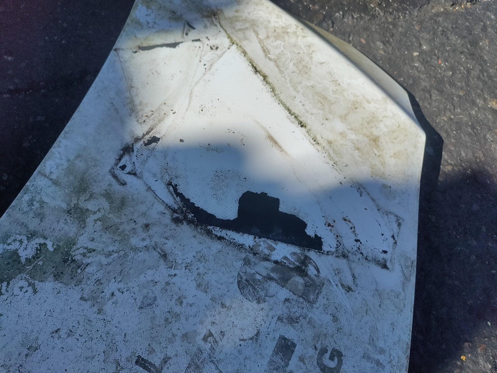 MERCEDES CITAN W415 2015 FRONT HOOD BONNET WHITE